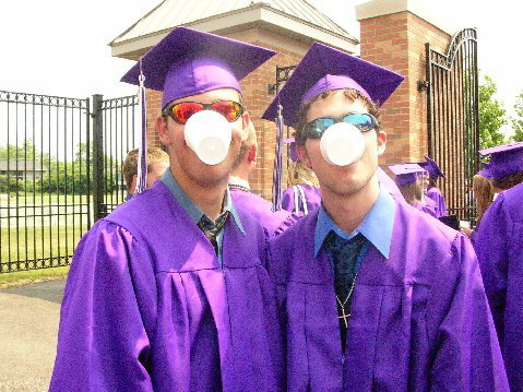 Jared and his friend Matt being silly after the HOT ceremony!!!!