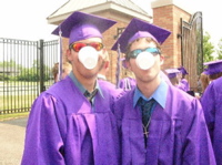 Jared and his friend Matt being silly after the HOT ceremony!!!!